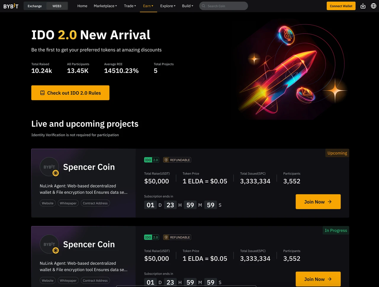 Bybit Web3 launches IDO 2.0, providing strong user capital protection and innovative gamification rewards