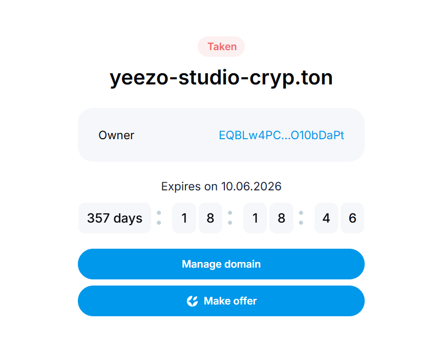 How to access the website on-chain