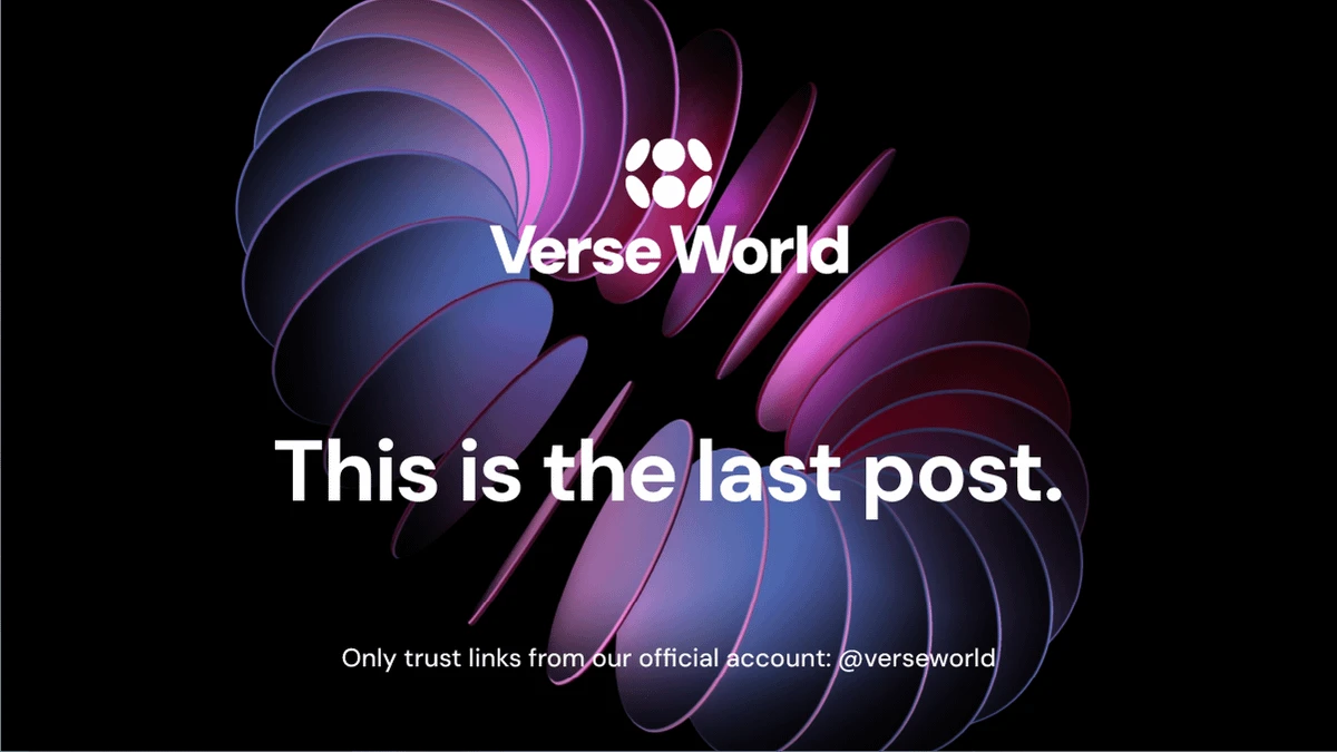 One billion points were processed in one hour this morning. What is the VR metaverse concept project Verse World?