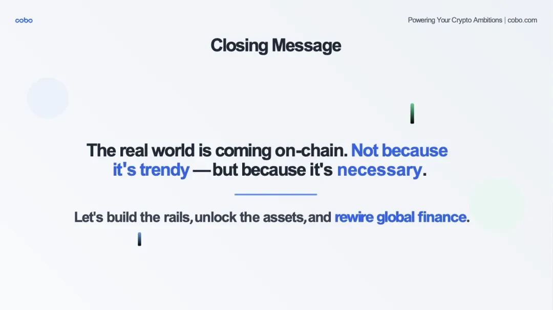 Cobo|RWAs DeepSeek moment is coming: a panoramic analysis of development trends, implementation paths and institutional