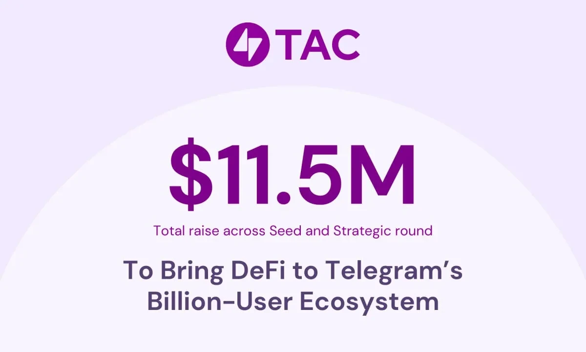 With .5 million in financing, TAC wants to lead Telegrams billion-user ecosystem to embrace DeFi