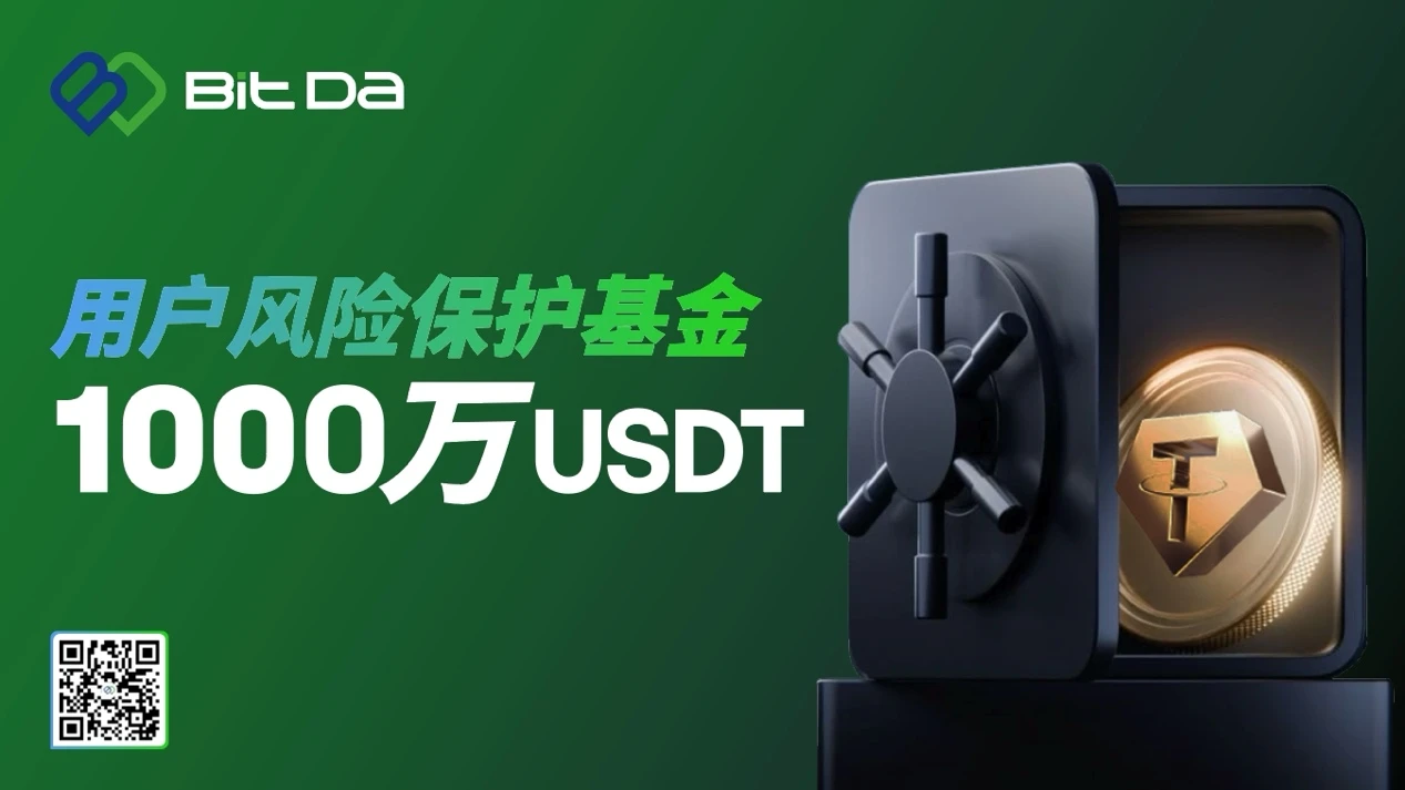 BitDa establishes user risk protection fund, with first phase exceeding 10 million US dollars