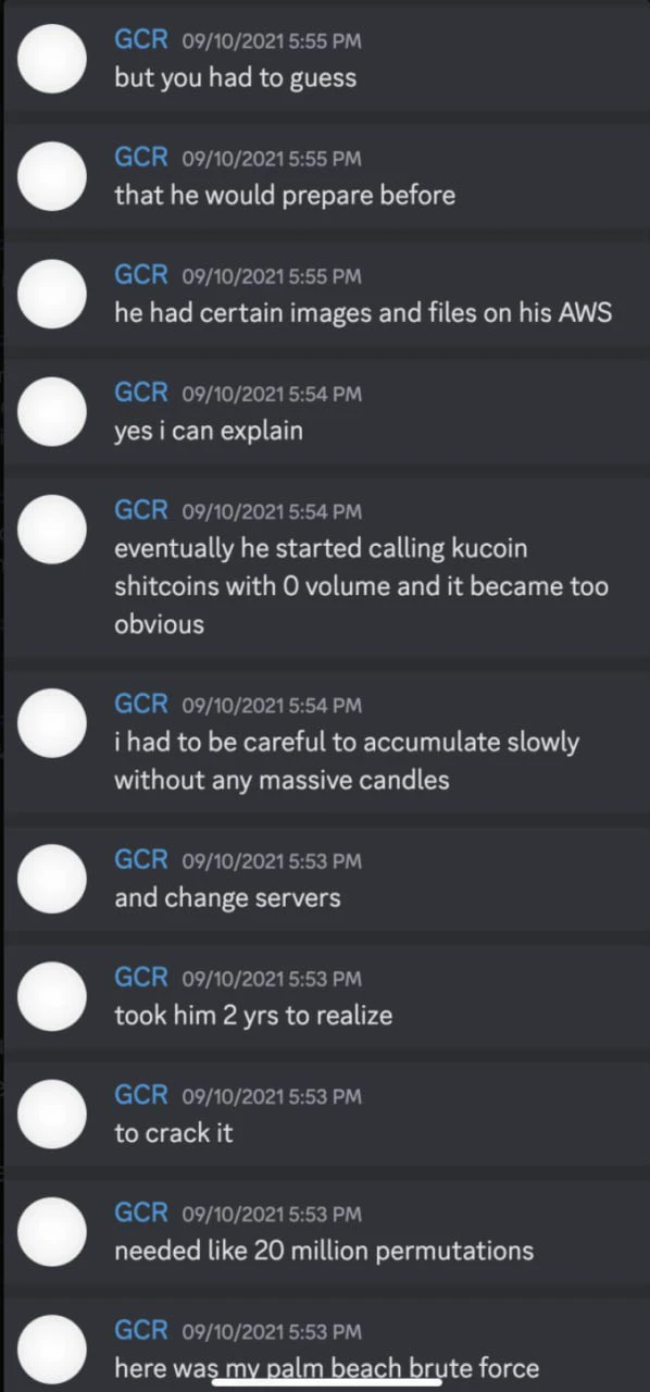 Legendary trader GCR crashed? God of prediction or insider?