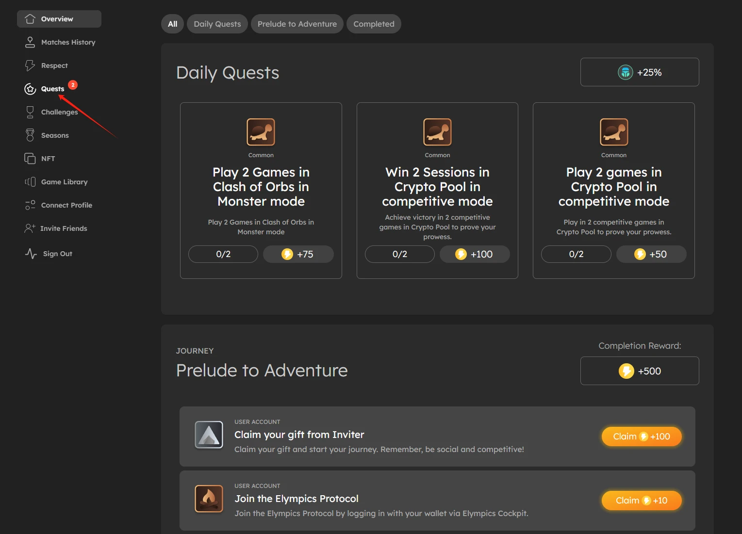 This weeks featured interactive projects: vooi trading experience, Elympics and Surf earning points