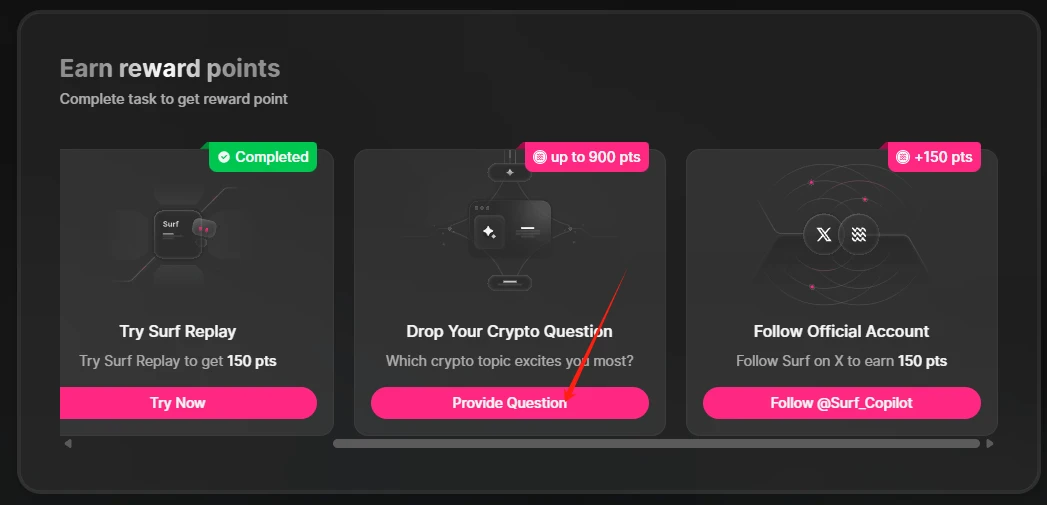 This weeks featured interactive projects: vooi trading experience, Elympics and Surf earning points
