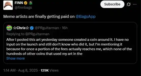 Spending 6.8 BTC to buy a WIF prototype cap: The meme launch pad war behind Bags' sky-high marketingRecommended Articles