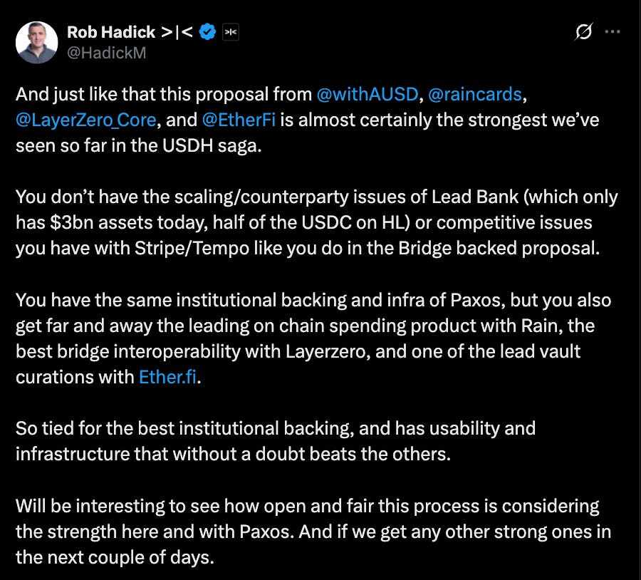 Who controls USDH? The crypto war behind Hyperliquid's .6 billion treasury