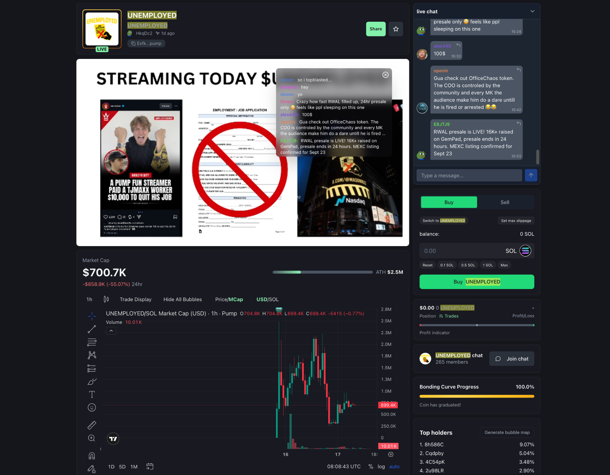 Complete market review and order placement within two minutes. How does Pump.fun live streaming reshape the trading scen