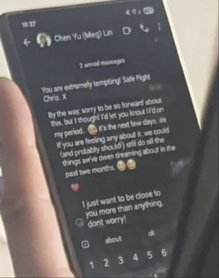 Token2049's biggest scandal: Secret photos taken on a plane expose infidelity in the cryptocurrency world