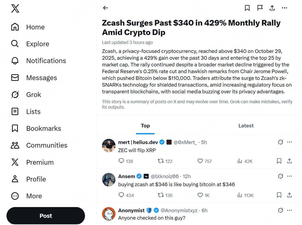 Zcash (ZEC): In-depth discussion of privacy coin pricing, technology, and competitive landscape