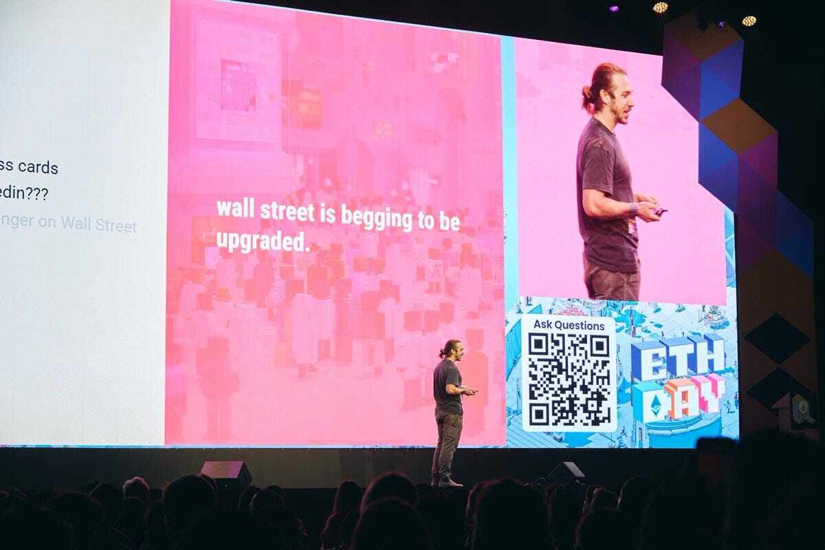 Danny Ryan: Wall Street needs decentralization, it needs Ethereum.