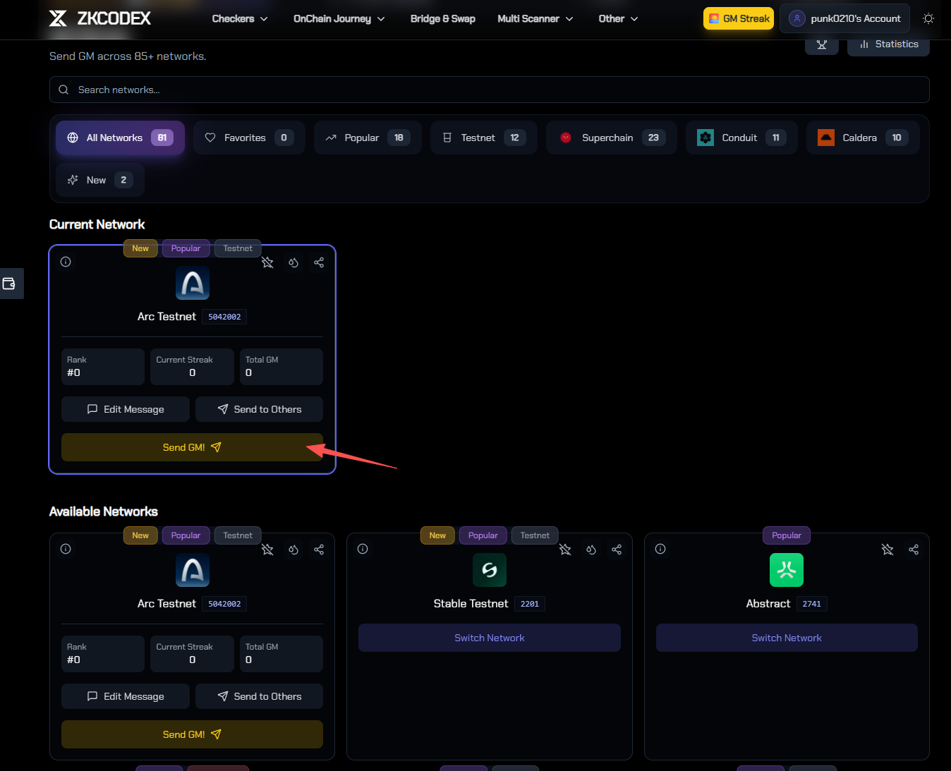 Circle's own stablecoin blockchain Arc testnet interaction guide