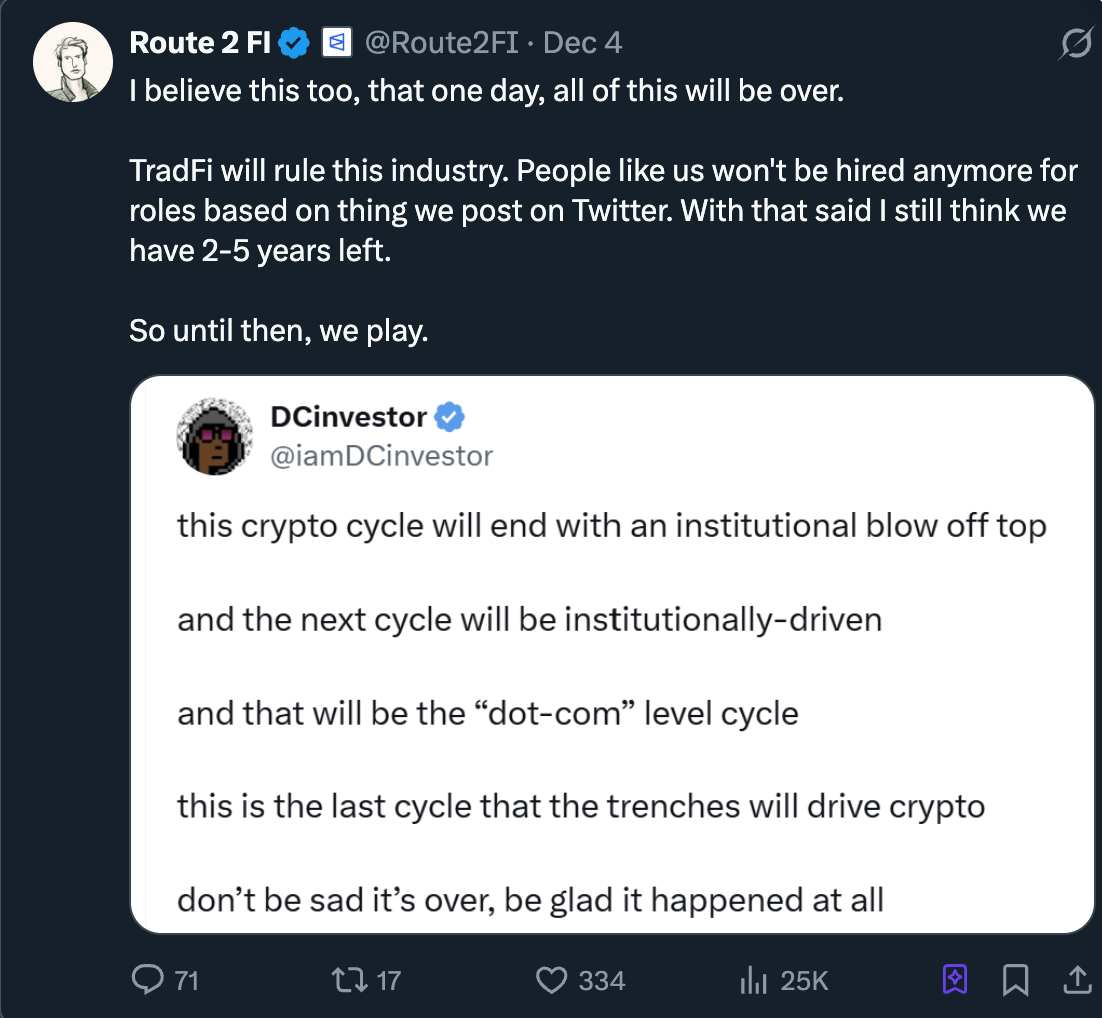 Crypto Coming of Age: 2025, a Restructuring of Institutions, Assets, and Regulation