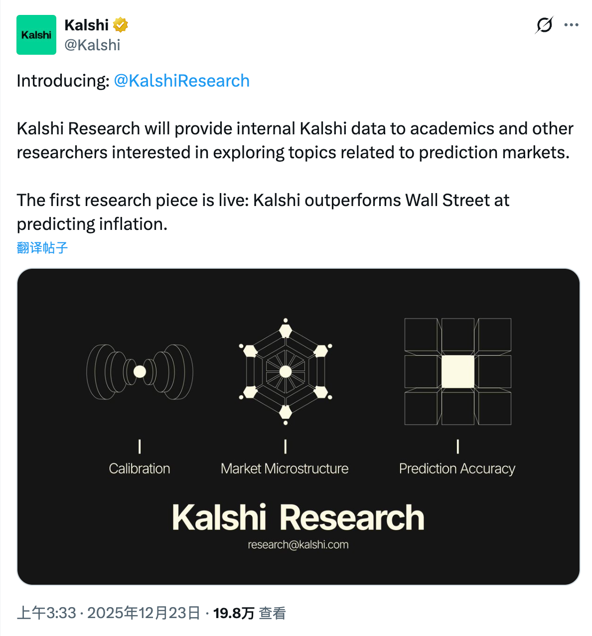 Kalshi's first research report is out: How collective intelligence can outperform Wall Street think tanks when predicting CPI.