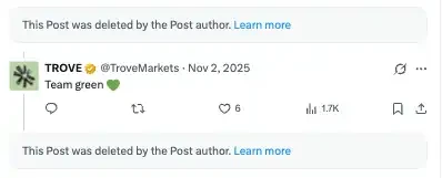 Narrative Collapses, Trust Evaporates: Trove Kicks Off This Year's Crypto Rights Defense Campaign